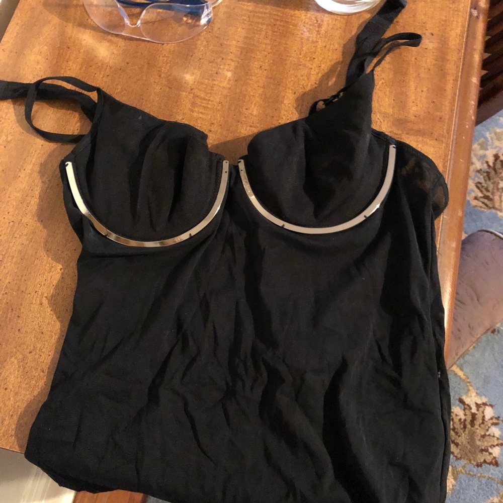 La perla chemise tank bra top